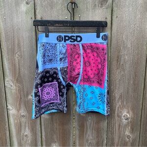 NWT Mens PSD Patchwork Bandana Popart Boxer Briefs Large